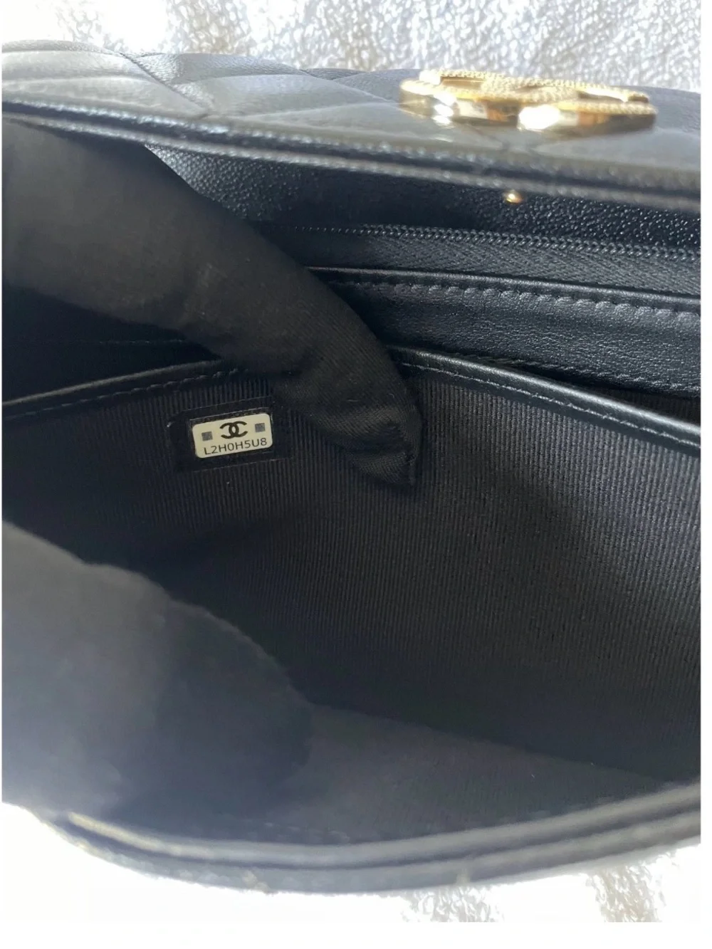 🖤Black Chanel  Caviar flap long wallet